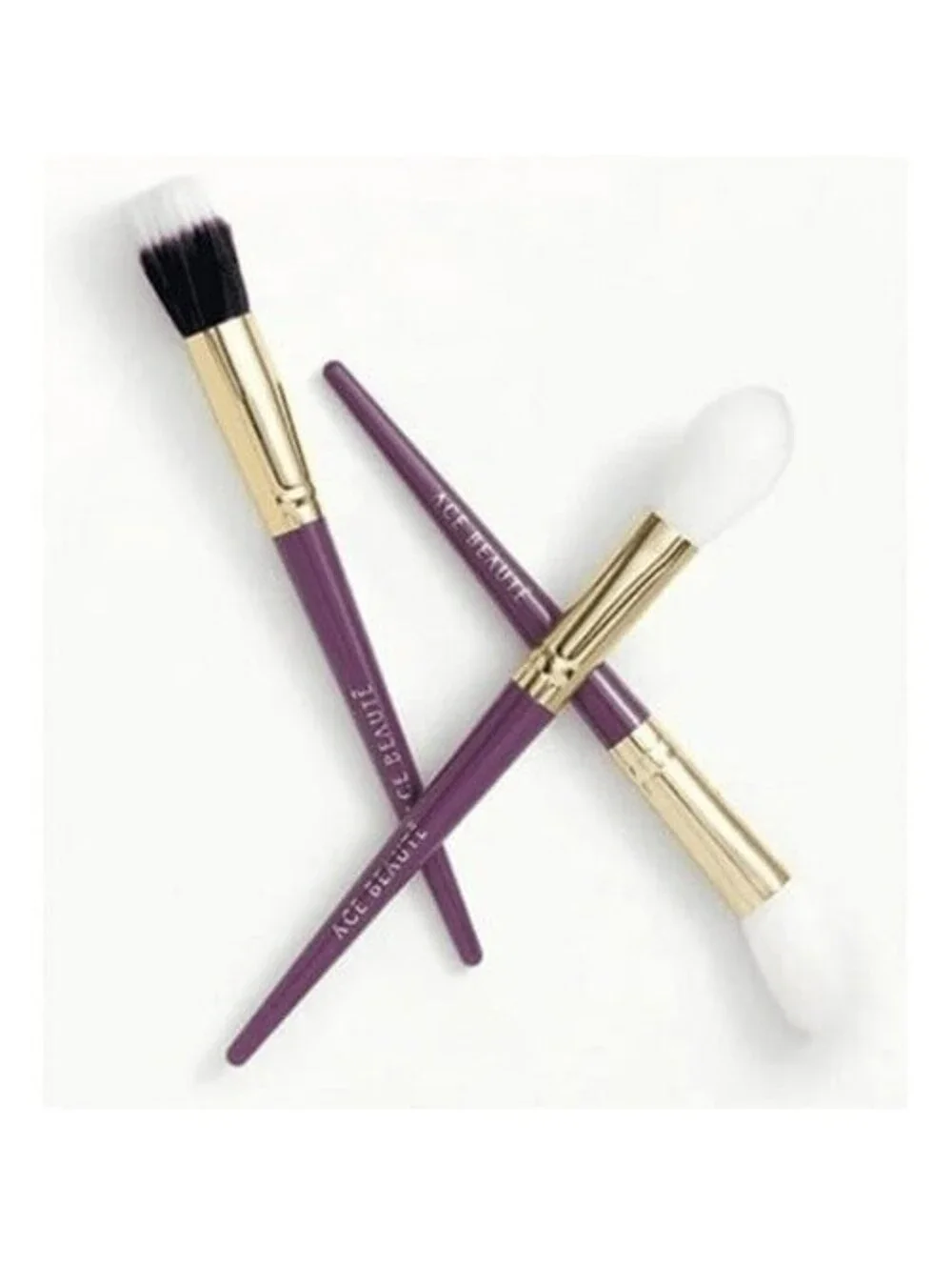 ACE BEAUTE Trio Brushes FULL Size Brush Set